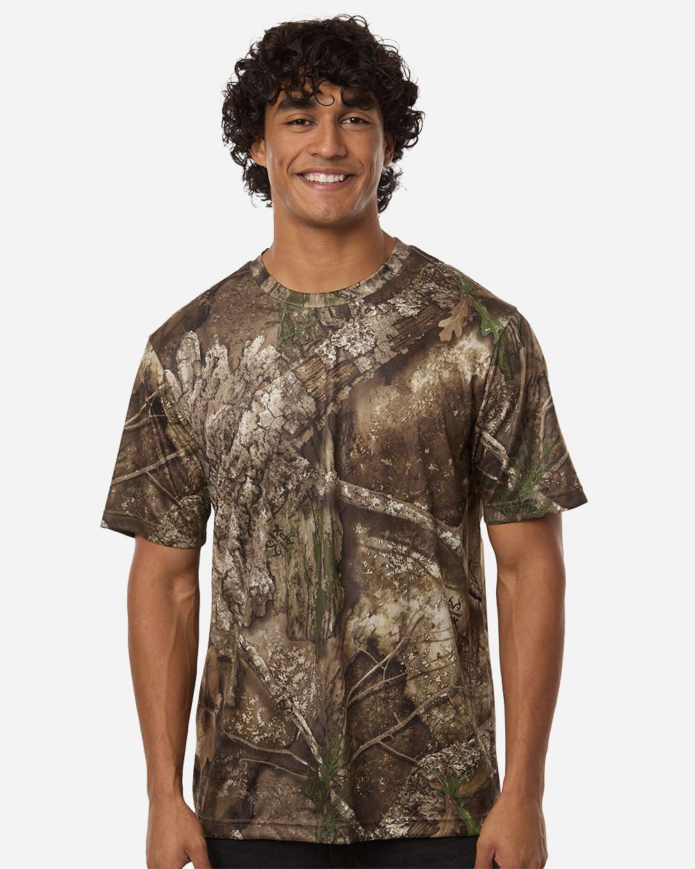 RealTree RT2101 Unisex Realtree® Poly Performance T-Shirt Model Shot