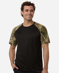 RealTree RT2103 Unisex Realtree® Performance Colorblock T-Shirt Model Shot