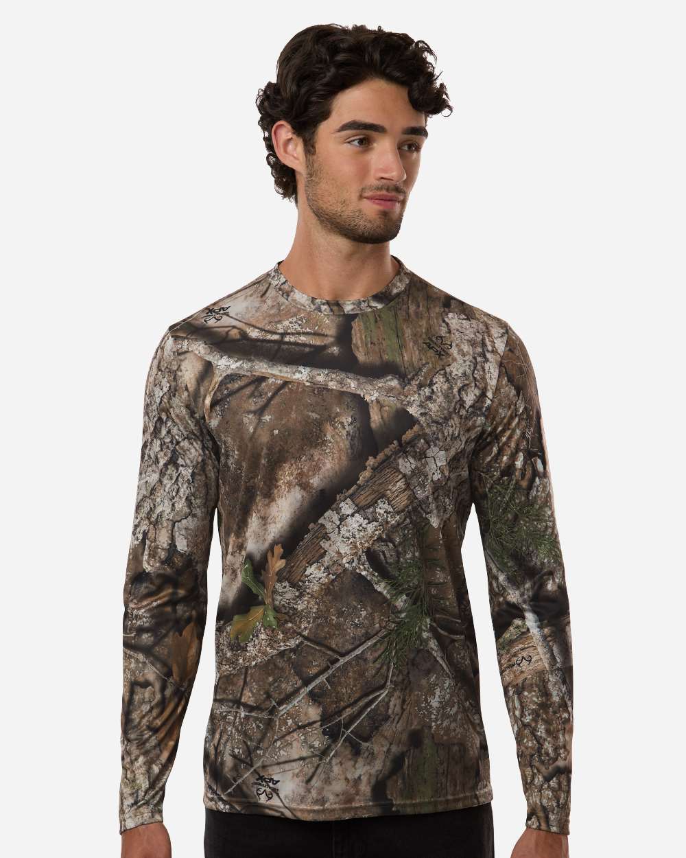 RealTree RT3102 Unisex Realtree® Performance Long Sleeve T-Shirt Model Shot
